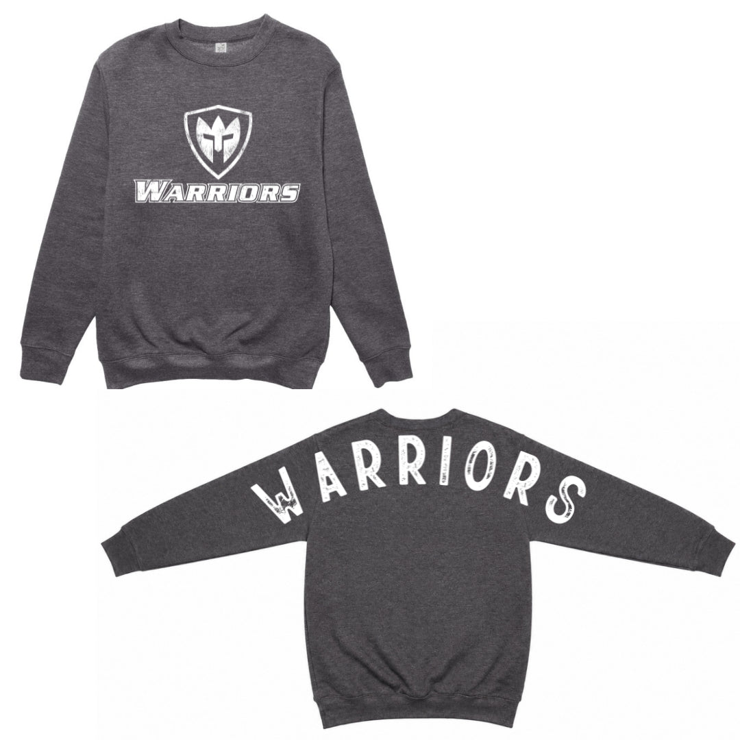 Adult Warriors Crew Sweatshirt (multiple options)