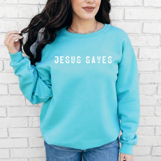 Jesus Saves - Scuba Blue Crew