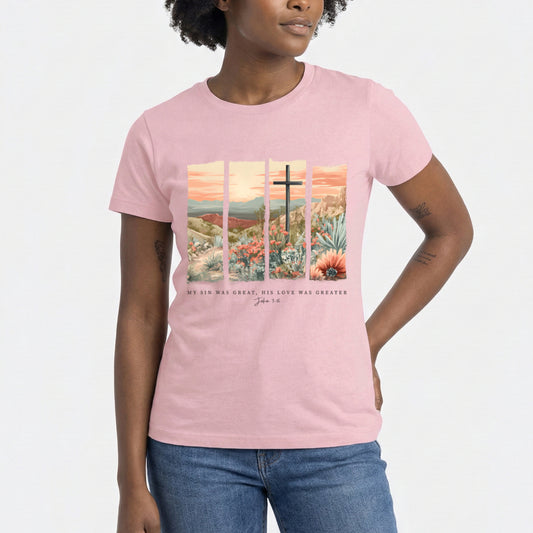 Our Sin was Great - Tee (multiple colors)