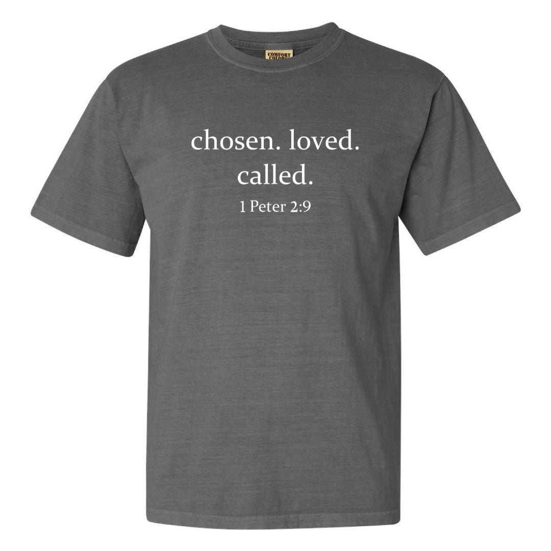 Chosen. Called. Loved. - Pepper Tee