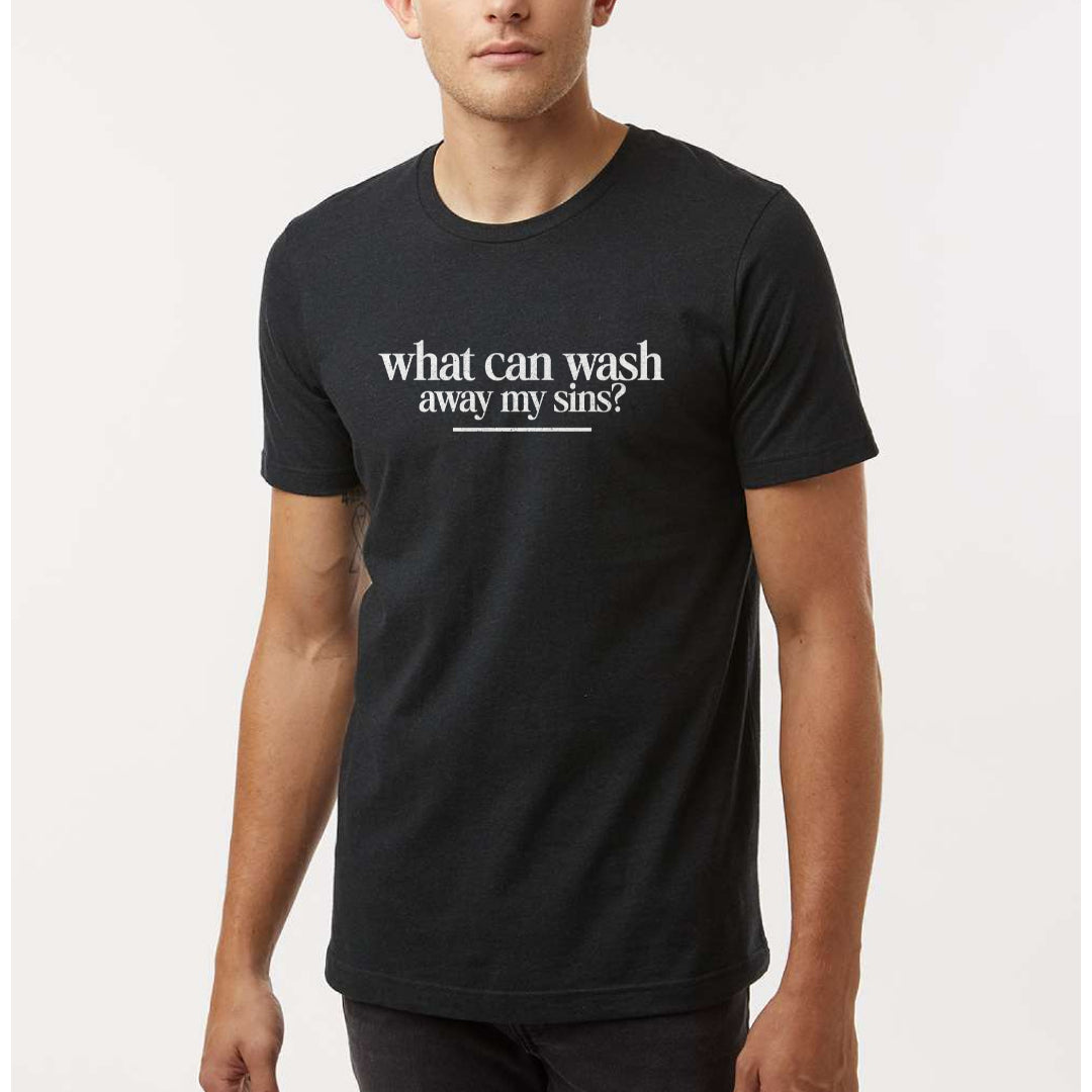 Nothing But the Blood - Black Heather Tee