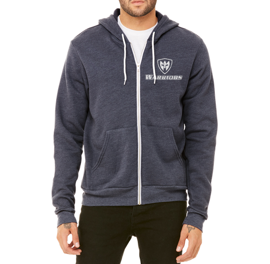 Adult Warrior Full-Zip Hooded Sweatshirt