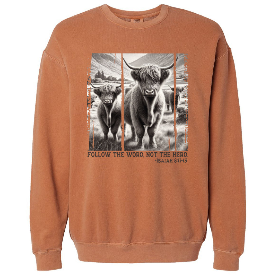 Follow the Word - Comfort Colors Yam Crew