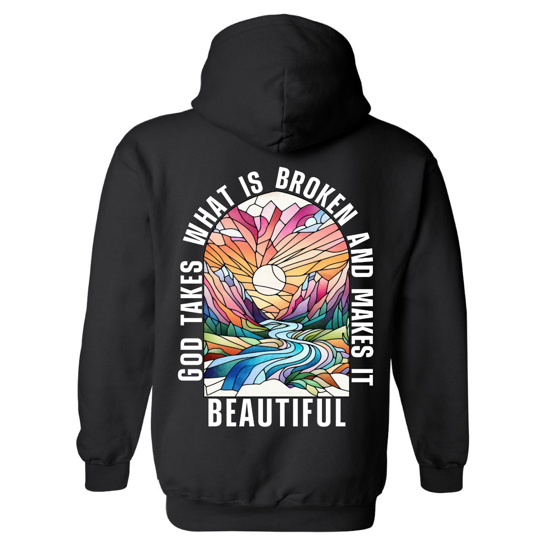 God Takes What is Broken - Black Hoodie