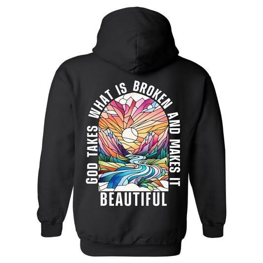 God Takes What is Broken - Black Hoodie