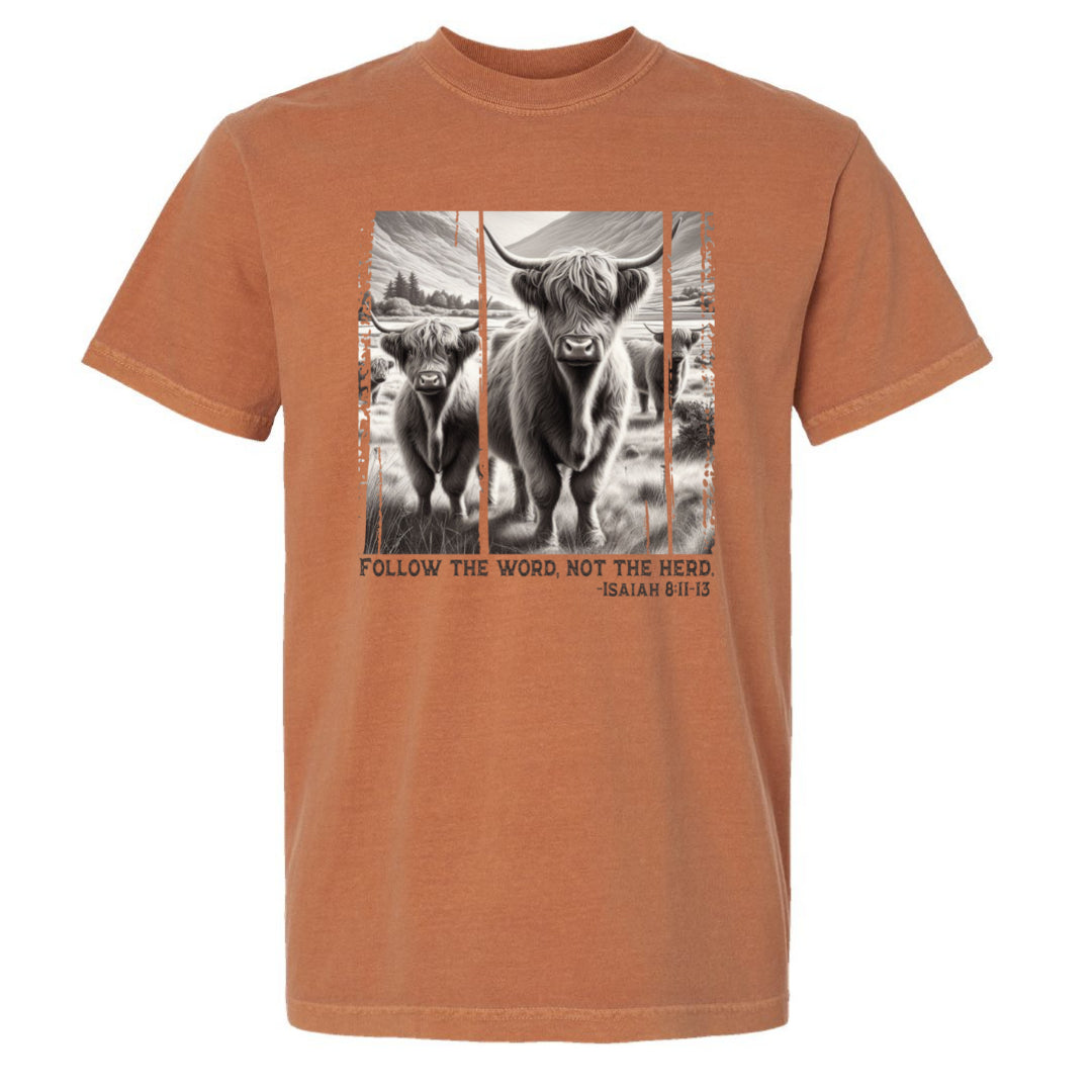 Follow the Word - Comfort Colors Yam Tee