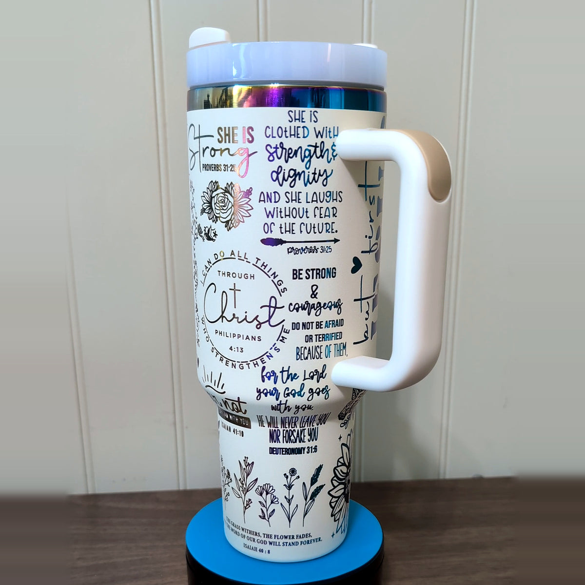 Faith-Filled Scripture Tumbler