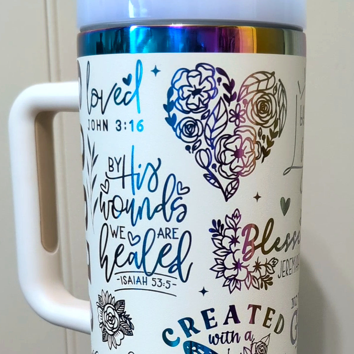 Faith-Filled Scripture Tumbler