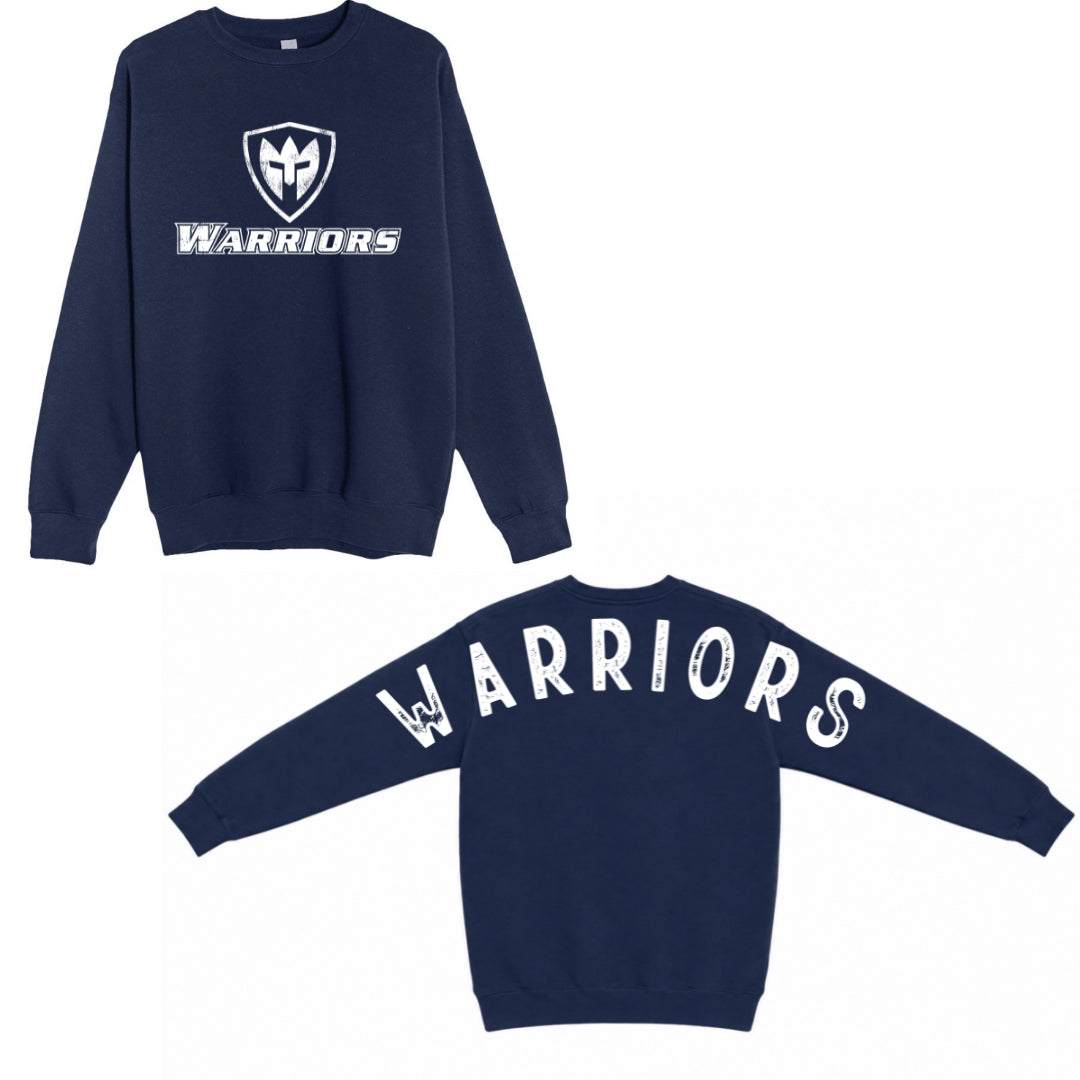 Adult Warriors Crew Sweatshirt (multiple options)
