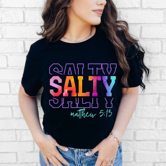 Salty - Black Tee