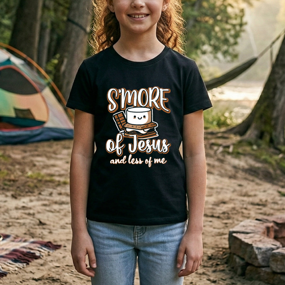 Smore of Jesus Less of Me - Black Tee