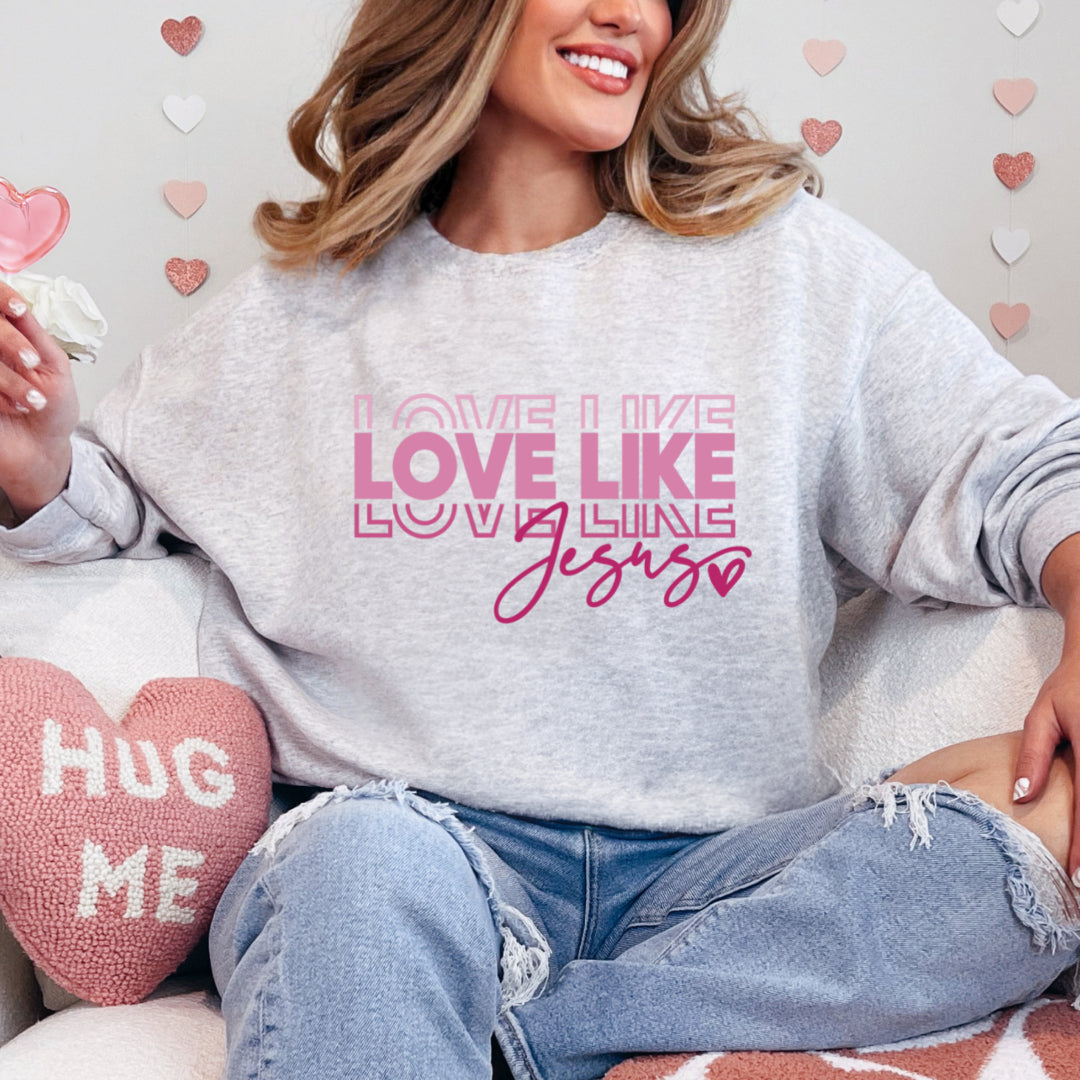Love Like Jesus - Ash Gray Crew