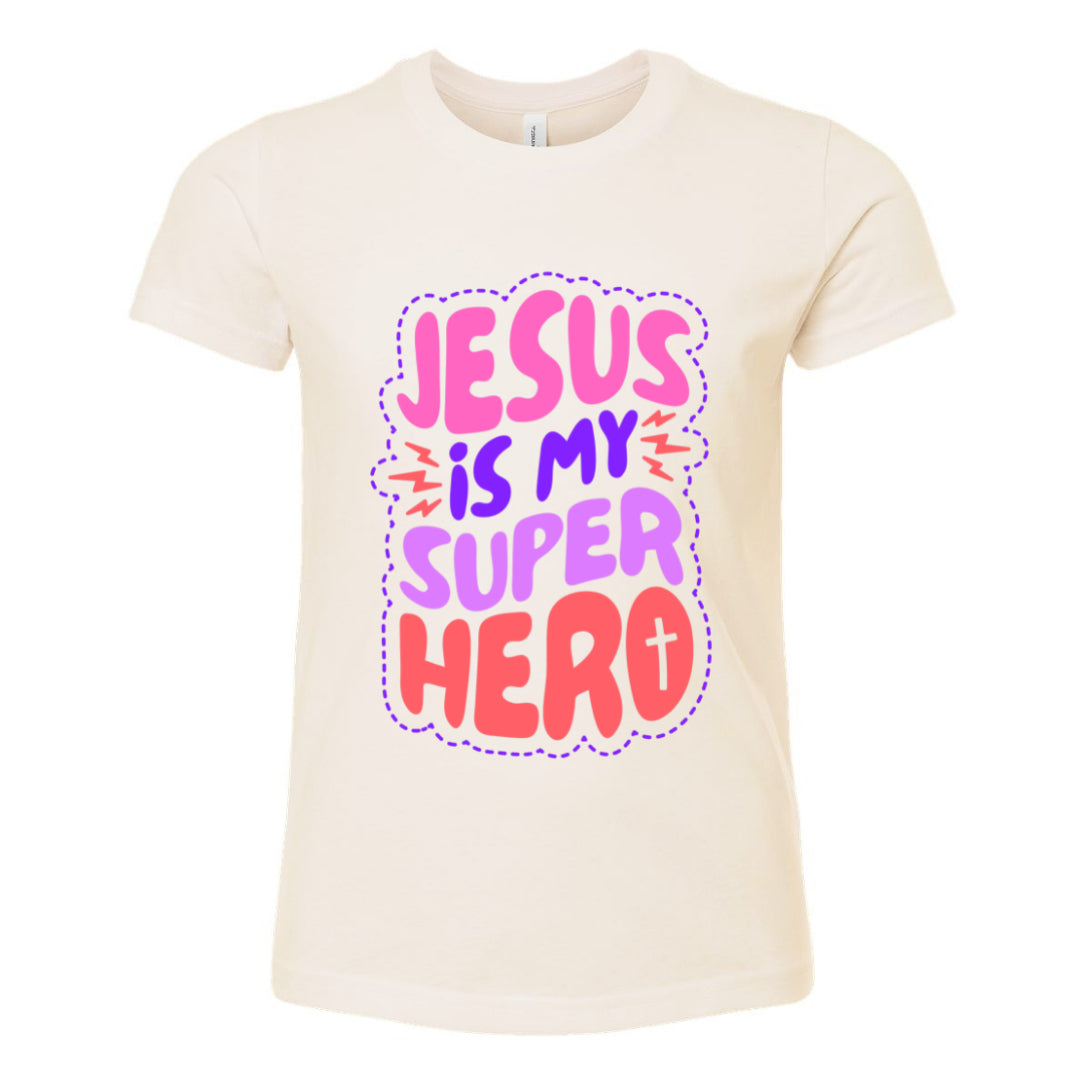 Jesus is My Super Hero - Tee (multiple colors)