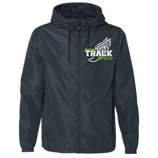 Warrior Track & Field - Lightweight Windbreaker Jacket (multiple colors)