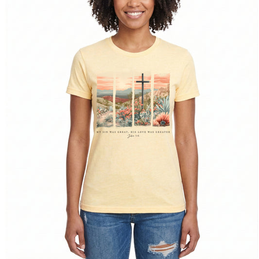 Our Sin was Great - Tee (multiple colors)