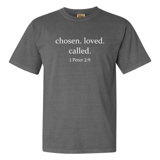 Chosen. Called. Loved. - Pepper Tee