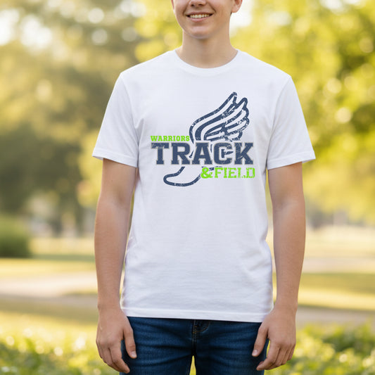 Warrior Track & Field Comfort Color Tee