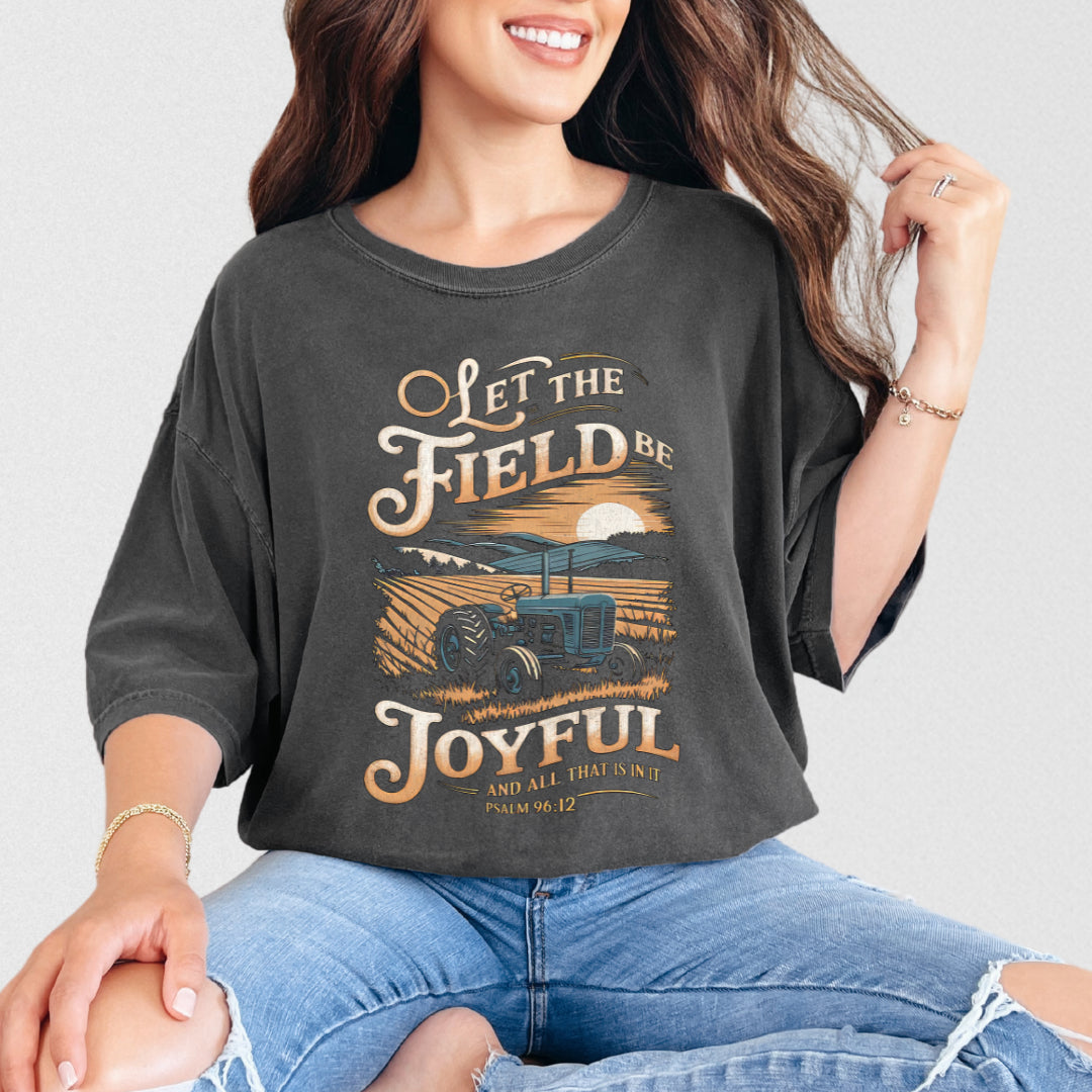 Let the Field Be Joyful - Pepper Tee
