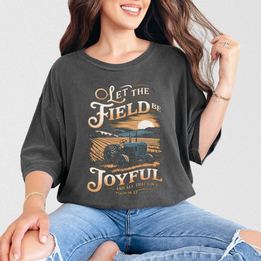Let the Field Be Joyful - Pepper Tee