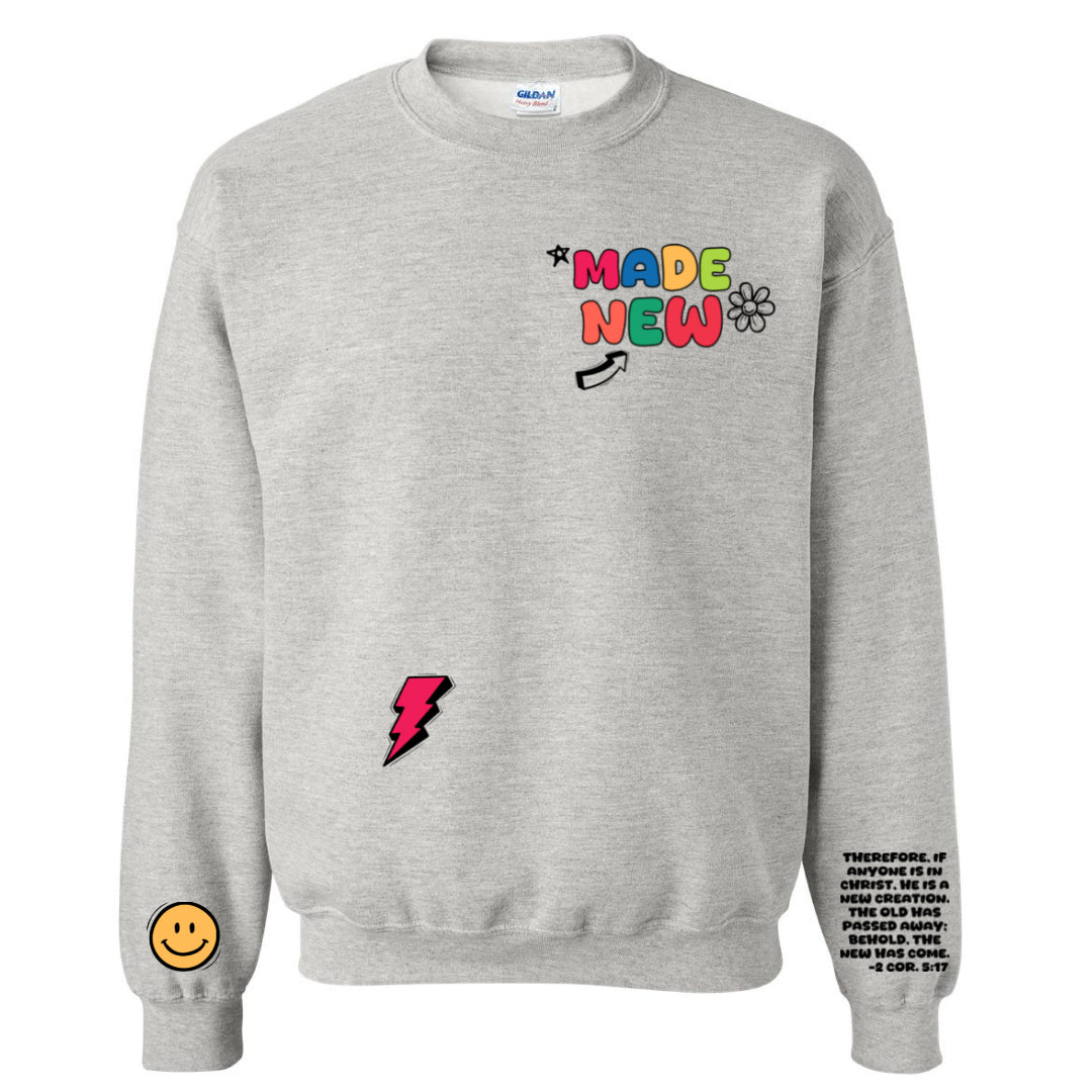 Made New - Ash Gray Crew
