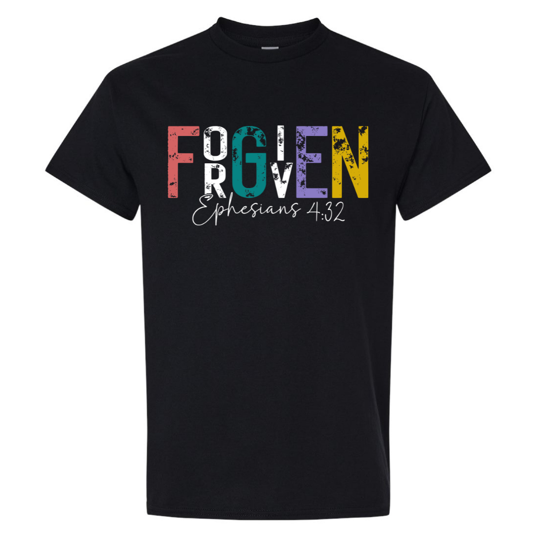 Forgiven - Black Tee