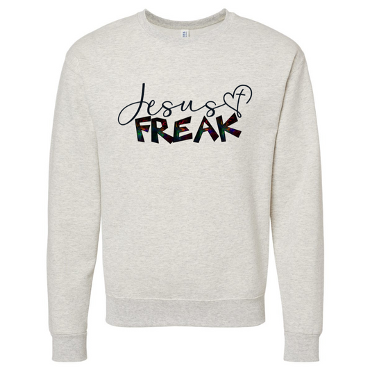 Jesus Freak - Oatmeal Heather Crew