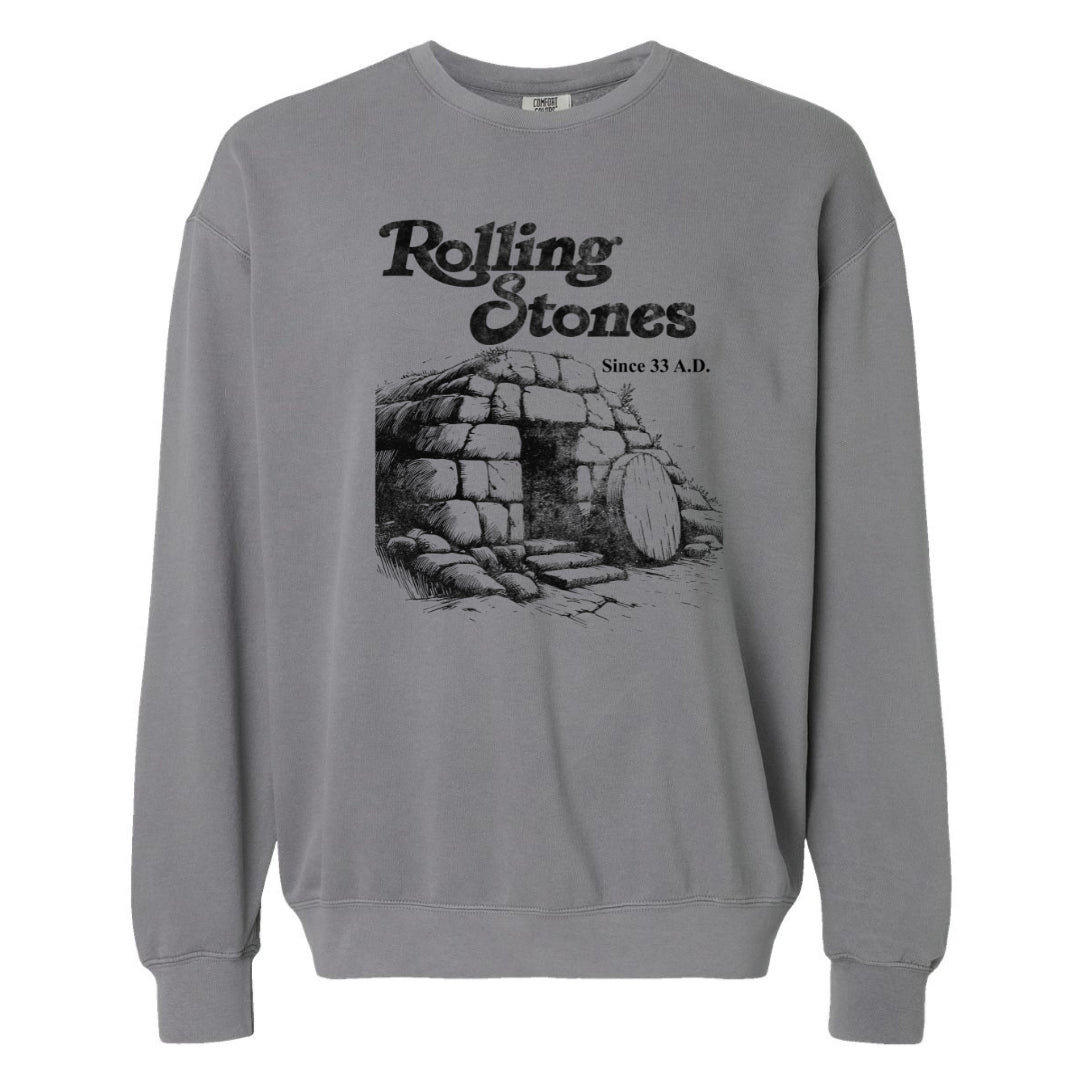 Rolling Stone - Comfort Colors Gray Crew