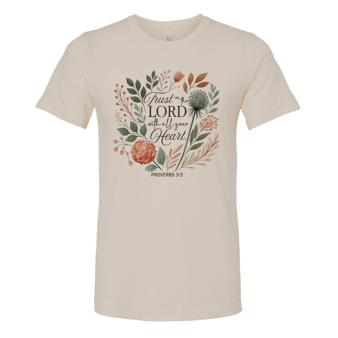 Trust in the Lord with all Your Heart - Tee (multiple colors)