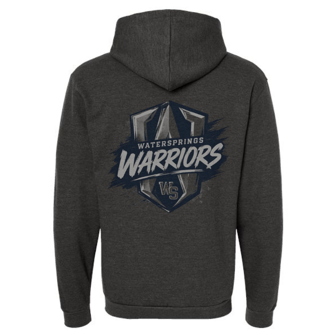 Adult Warrior Full-Zip Hooded Sweatshirt (multiple options)