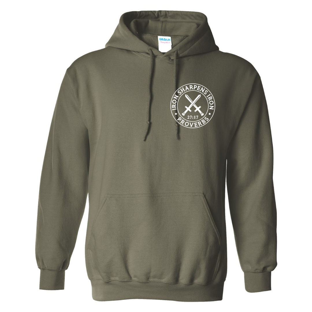 Iron Sharpens Iron - Military Green Hoodie