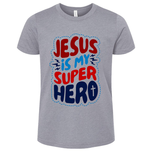 Jesus is My Super Hero - Tee (multiple colors)